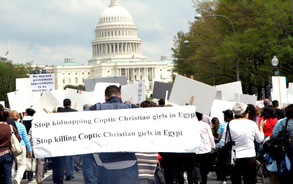 Coptic Christians march on the Capitol