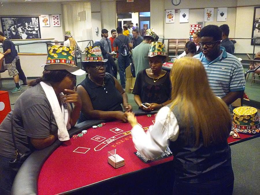 HCC Ybor was the home of the first SGA sponsored Casino Night in over
two years.