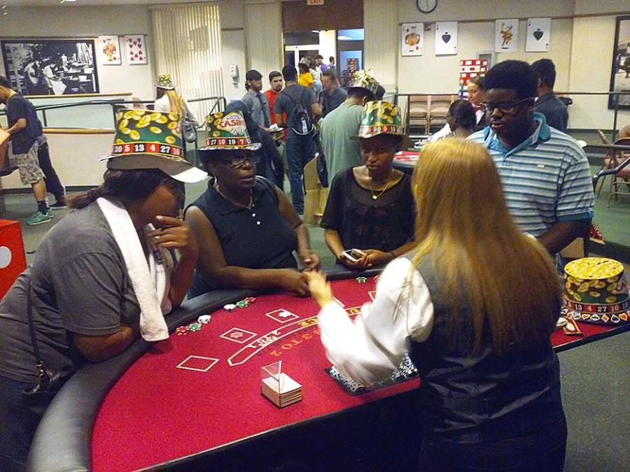 HCC Ybor was the home of the first SGA sponsored Casino Night in over
two years.