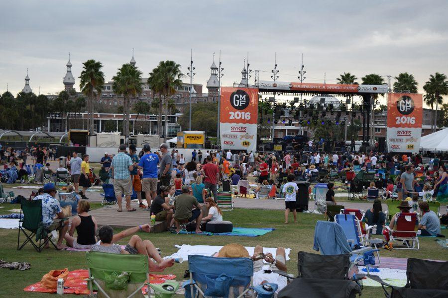 About 60 performers hit the stage at this year’s Gasparilla Music Festival.