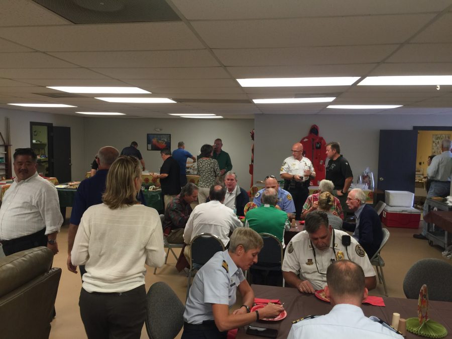 Folks gather to celebrate Thanksgiving and give back at the Tampa Port Seafarers Center.