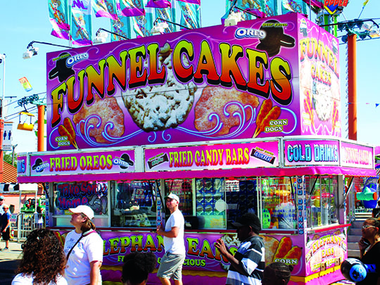 Funnel Cake is a crowd favorite at the Florida State Fair.