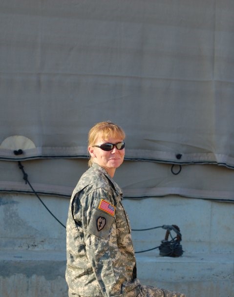 Molly Coufal of HCC in Iraq