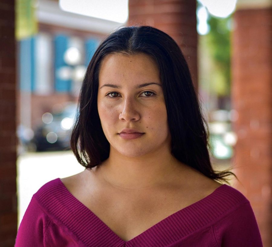 Susana Matta, 19, photographed outside of HCC's Ybor campus.