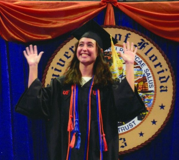 Leyva graduates UF with Honors.